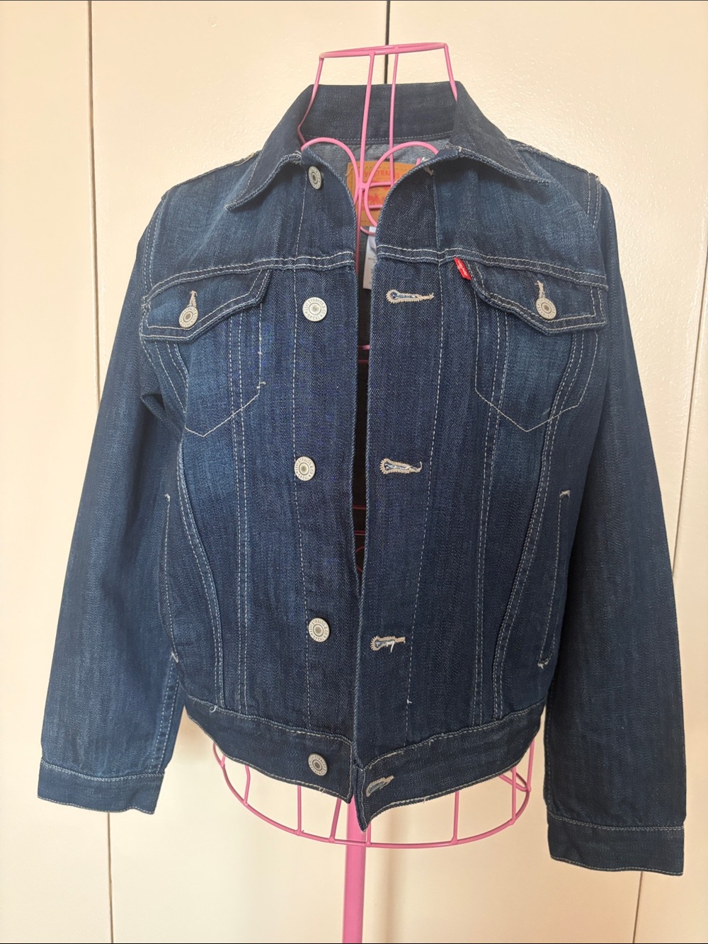 Levi's Dark Blue Denim Trucker Jacket